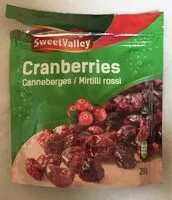 Mängden socker i Cranberries