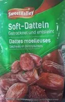 Mängden socker i Soft-Datteln