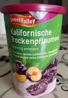 Mängden socker i Kalifornische Trockenpflaumen
