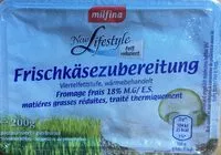 Mängden socker i Fromage frais 18% M.G/E.S.