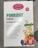 Mängden socker i Porridge Früchte
