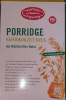 Mängden socker i Porridge Hafermahlzeit Basis mit Waldviertler Hafer