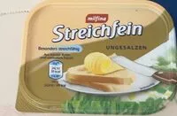 Mängden socker i Streichfein, ungesalzen