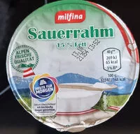 Mängden socker i Sauerrahm 15 %