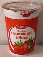 Mängden socker i Fruchtjoghurt Erdbeere