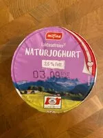 Mängden socker i Naturjoghurt offen