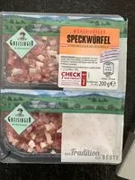 Mängden socker i Speckwürfel