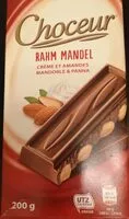Mängden socker i Choceur Rahm Mandel