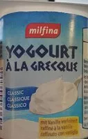 Mängden socker i Yogourt à la grecque, vanille