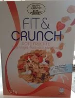 Mängden socker i Fit & Crunch aux fruits rouges