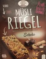 Mängden socker i Müsli-Riegel Schoko