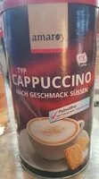 Mängden socker i Capuccino