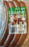 Mängden socker i Puten Käsekrainer