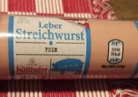 Mängden socker i Leber Streichwurst fein