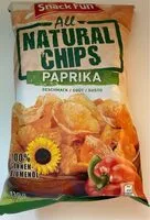 Mängden socker i All natural chips paprika