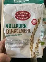 Mängden socker i Dinkelvollkornmehl