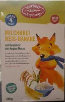 Mängden socker i Brei Milch-Reis-Banane