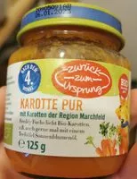 Mängden socker i Karotte pur