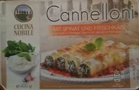 Mängden socker i Cannelloni épninards et crème fraiche
