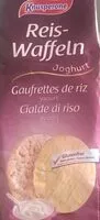Mängden socker i Gaufrettes de riz yaourt