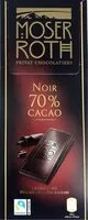 Mängden socker i Noir 70% Cacao