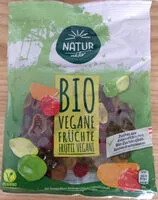 Mängden socker i Bio vegane Früchte