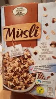 Mängden socker i Musli