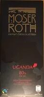 Mängden socker i Chocolat Noir Uganda 80%