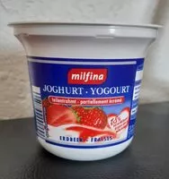 Mängden socker i Yogourt fraise