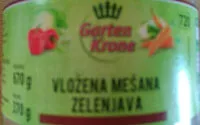 Mängden socker i Vložena mešana zelenjava