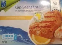Mängden socker i Filets de merlu blanc / noir du cap d'Afrique du Sud