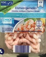 Mängden socker i Crevettes nordiques