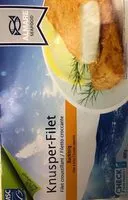 Mängden socker i Knusper-Filet / filet croustillant