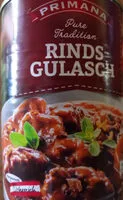 Mängden socker i Rinds Gulasch