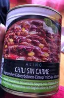 Mängden socker i Chili Sin Carne