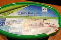 Mängden socker i Filets de hareng aneth à la crème