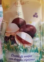 Mängden socker i Ovetti di wafer con doppio ripieno