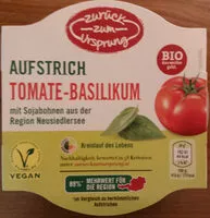 Mängden socker i Aufstrich Tomate-Basilikum