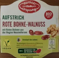 Mängden socker i Aufstrich Rote Bohne-Walnuss