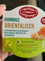 Mängden socker i Hummus Orientalisch
