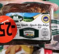 Mängden socker i Speck Alto Adige IGP