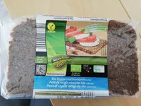 Mängden socker i Pain de seigle complet bio nature