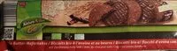 Mängden socker i Biscotti bio ai fiocchi d'avena con burro e cioccolato fondente