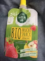 Mängden socker i Frucht Snack purée de fruits bio