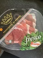 Mängden socker i Prosciutto di parma