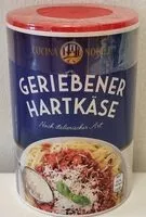 Mängden socker i Hartkäse gerieben