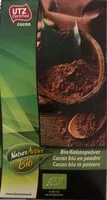 Mängden socker i Cacao bio en poudre