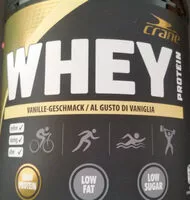 Mängden socker i Whey Protein Vanille-Geschmack