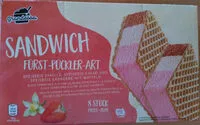 Mängden socker i Sandwich Fürst-Pückler-Art