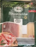 Mängden socker i Schwarzwälder Schinken